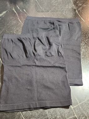Two Pack of Foundation Tube Tops Black M/L EUC